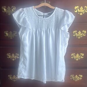 Elegant White Women's Top